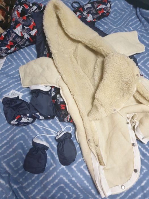 Комбенизон зима трансформер весна осень 0+ до 1.5 года