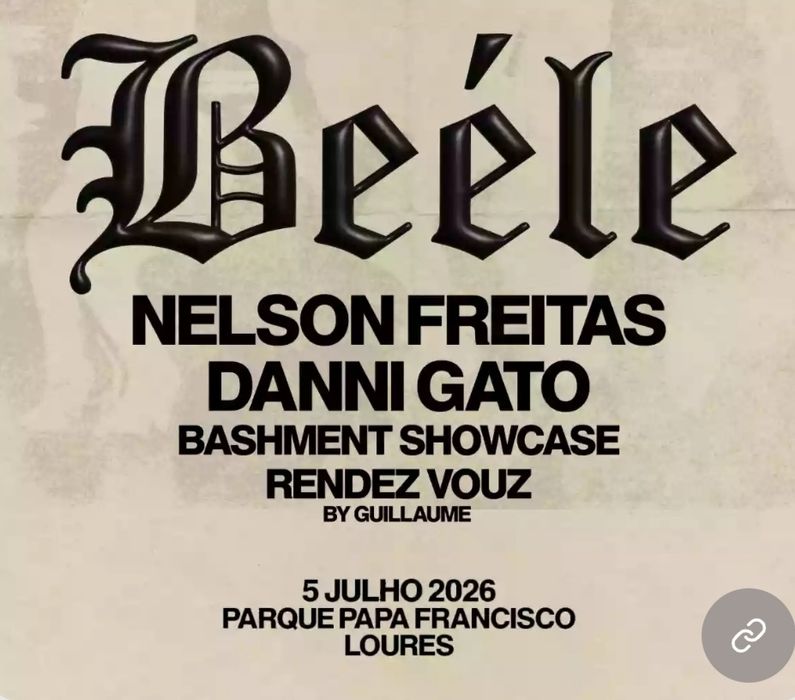 Bilhete concerto Beele