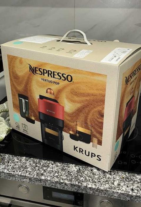 Maquina Café Nespresso Vertuo POP azul Krups