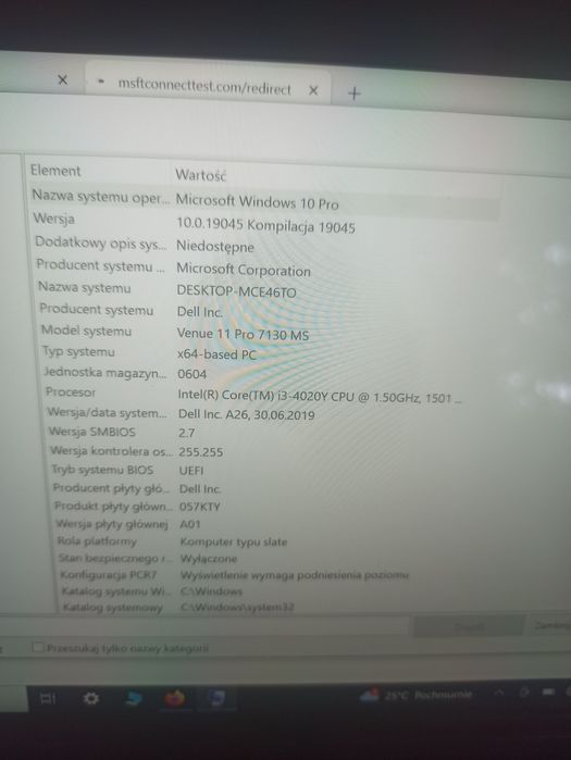 Dell venue 11pro 4/64 LTE 2w1 2xbat sprz/zam