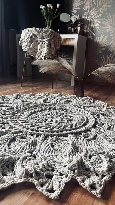 Dywan boho sznurek bawełniany