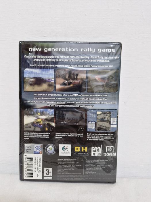Gra PC cd-rom retro vintage wyścigowa XR xpand rally