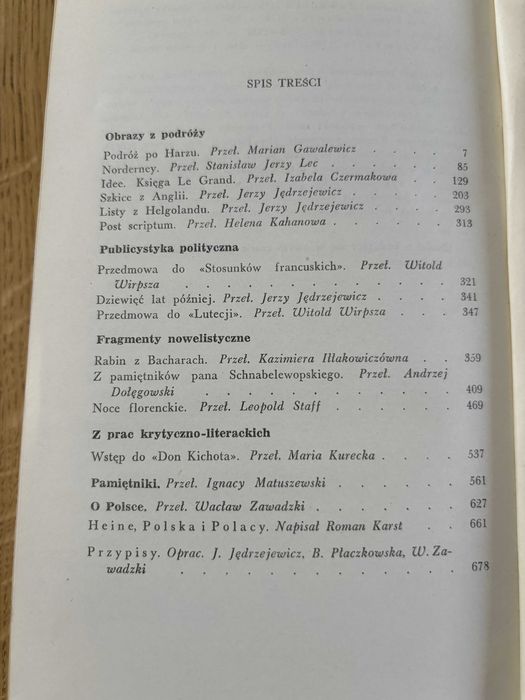 Henryk Heine - DZIEŁA WYBRANE Tom 2 Utwory prozą