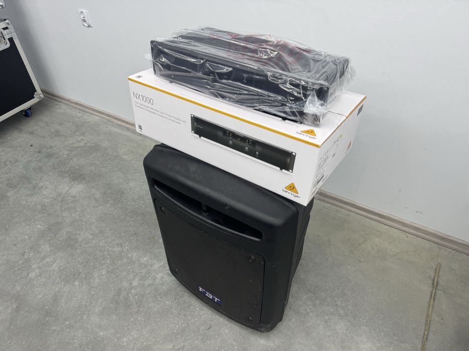 FBT MaxX 9 S oraz nowy wzmacniacz okazja 900w rms cena za set