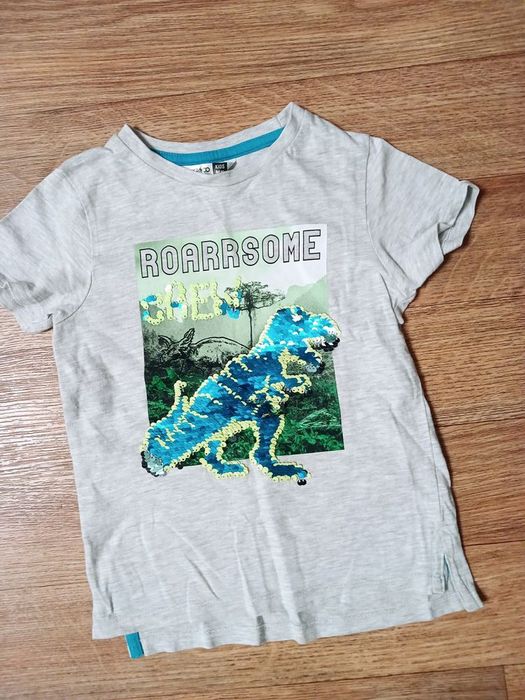 Комплект бейс, футболка,шорти діно ,hm 3-4,98-104