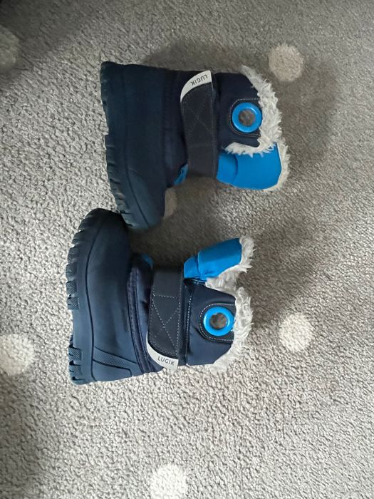 Śniegowce Decathlon niebieskie r.22/23