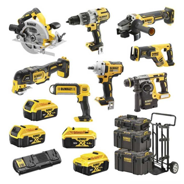Набір акумуляторного інструменту DeWalt DCK856P4