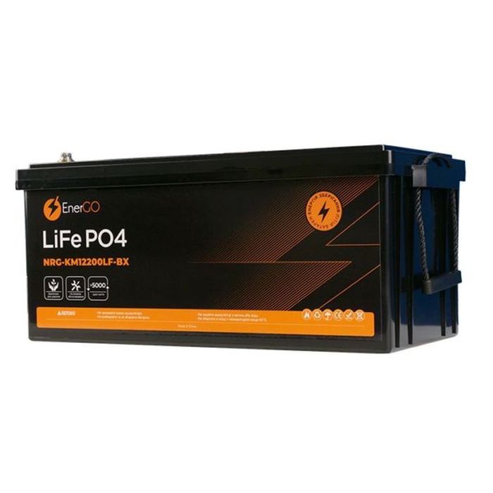 Аккумулятор EnerGo LiFePO4 12V 200Ah (NRG-KM12200LF-BX)