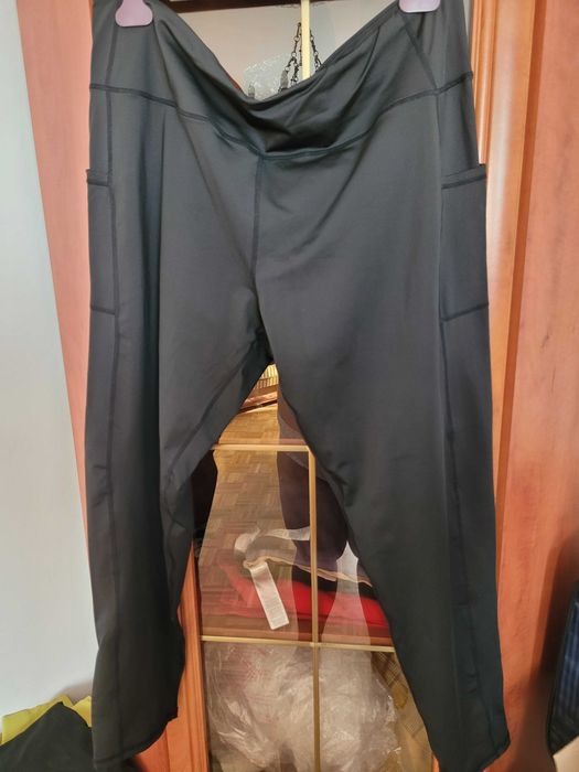 legginsy sportowe 5XL rozm. 50/52 z kieszeniami