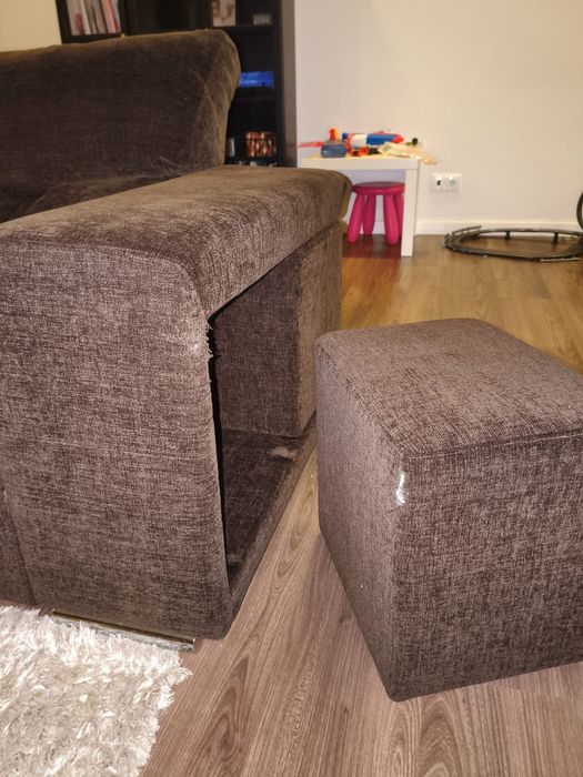 Sofa de 4 lugares com chaise Long