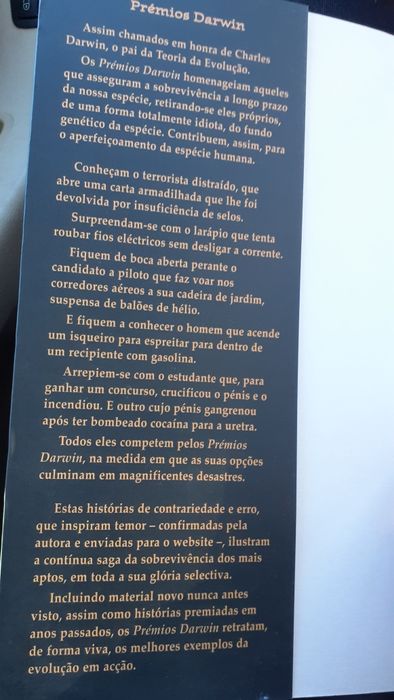 Prémios Darwin  2. Edição