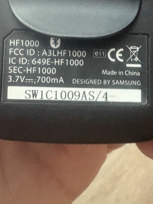 Zestaw głośnomówiący Samsung HF1000 bluetooth