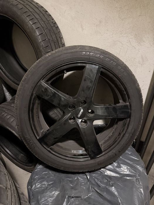 Felgi aluminiowe ANZEC 19” 5x114 + opony Kumho 225/45 R19