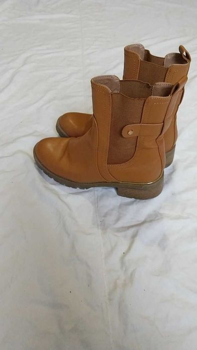 женские демисезонные ботинки челси anna field 38р. 24.5 см.