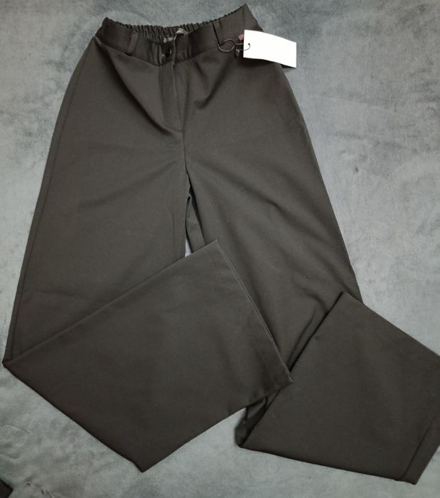 Штани палаццо, утеплені флісом