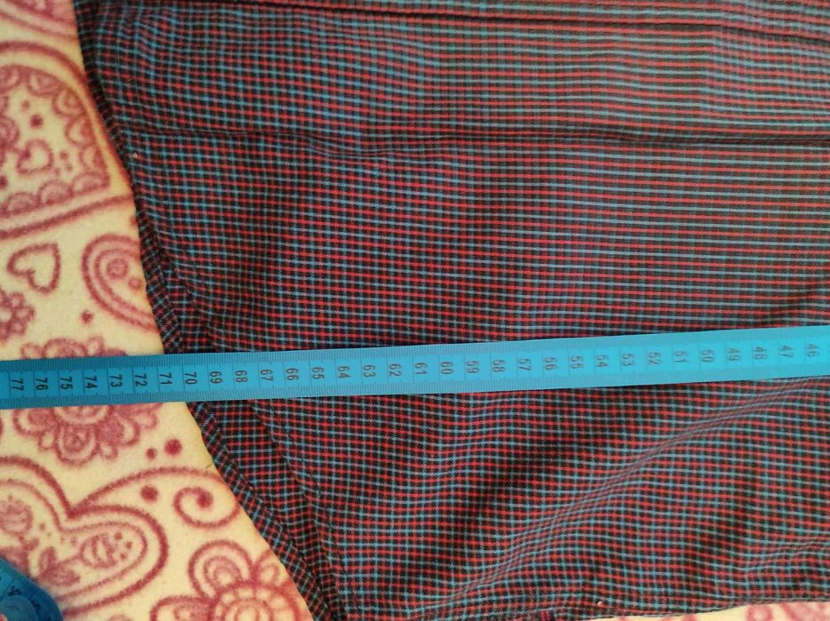 Bordowa koszula w kratę - Tatuum