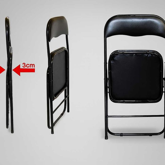 4x Krzesło Składane Ogrodowe Cateringowe Turystyczne Zestaw Krzeseł