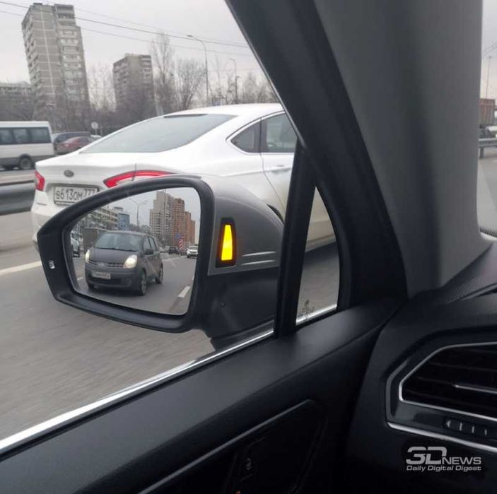 Лампа индикатор датчик зміни смуги руху полосы мертвых зон зеркало