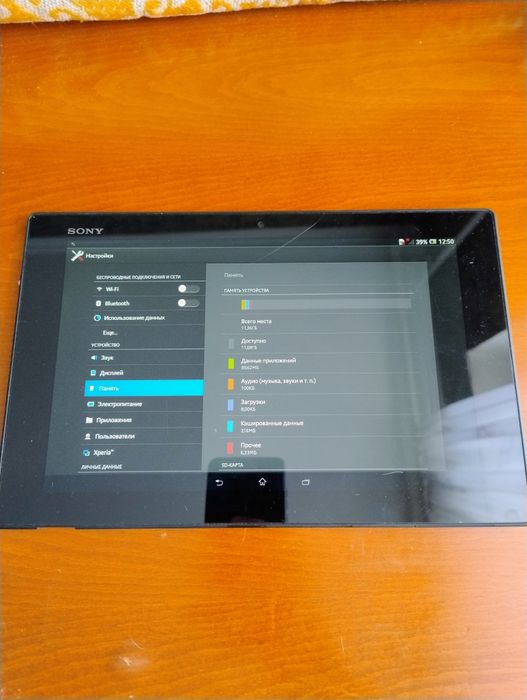 Планшет Sony Xperia Tablet Z SGP321