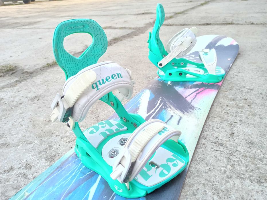 Damska deska snowboardowa snowboard K2 Lite Eco 145 cm +wiązania Drake