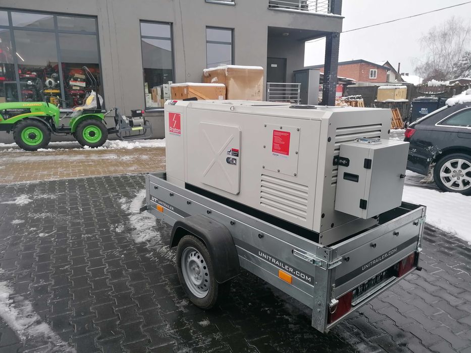 Agregat prądotwórczy Proton ZPP 20 (20kW - 24kW) Z PRZYCZEPKĄ CAŁOŚĆ