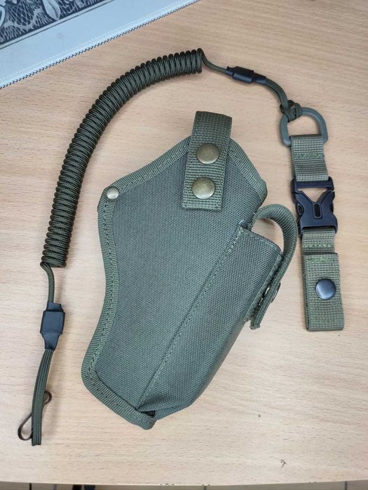 Кобура ПМ/ТТ/глок 17 / форт 17 та шнур тренчик олива/піксель/койт/муль ...