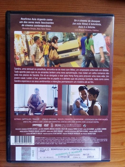 Porta de Embarque (Boarding Gate, Asia Argento Michael Madsen