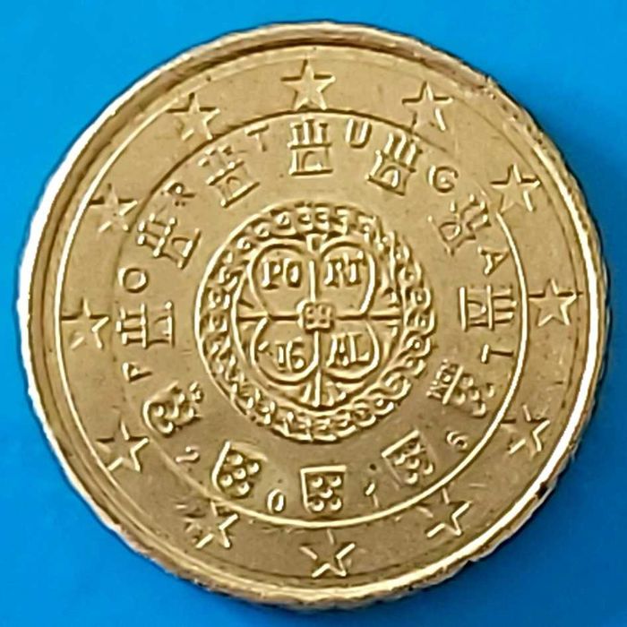 2016 Portuguese 10-Cent Coin