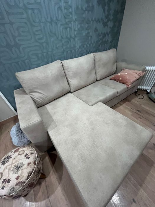 Sofá Chaise Long [1 ano + tecido anti gato]