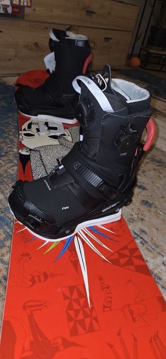 Snowboard GNU Carbon Credit 156W + Union Contact Pro L/XL | Stan BDB
