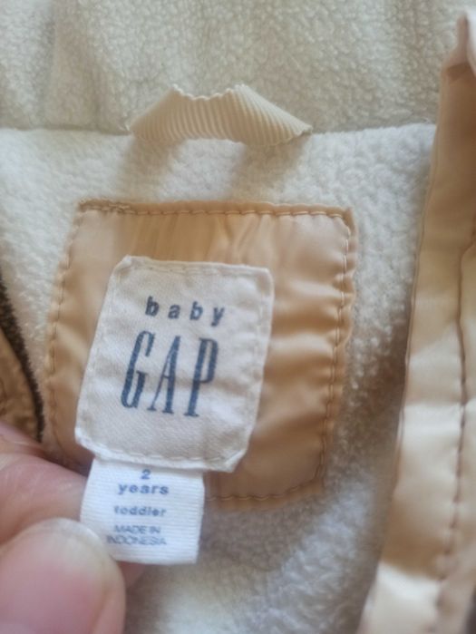 Куртка подовжена, пухова, дитяча GAP 95см 2 роки