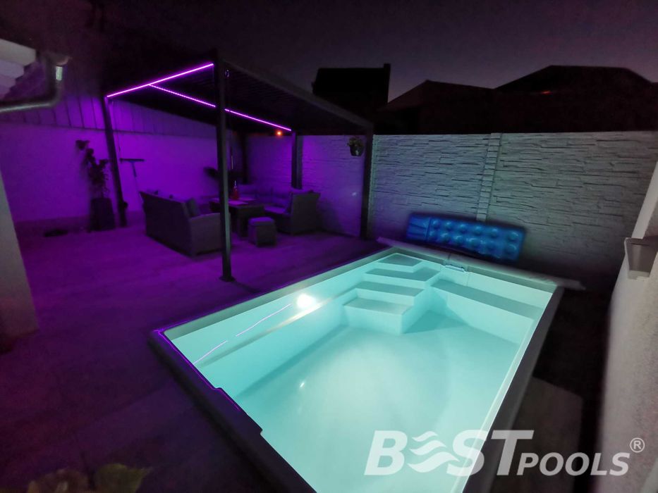 Ogrodowy basen KRETA 4.0x2.5x1.4 z filtracją - PRODUCENT Bestpools