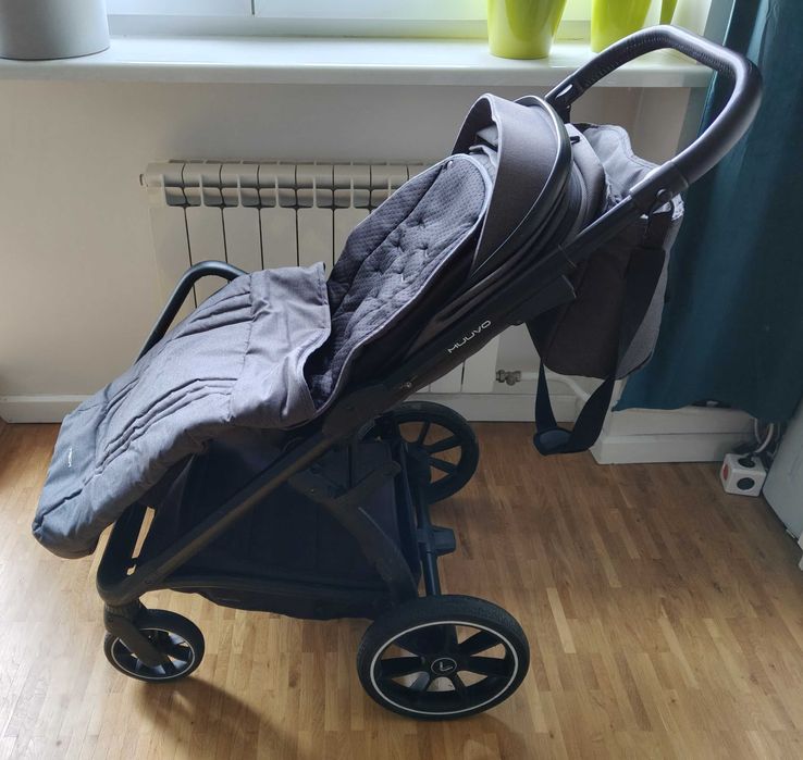 Wózek dziecięcy - Muuvo Trick 2w1 - Iron Graphite