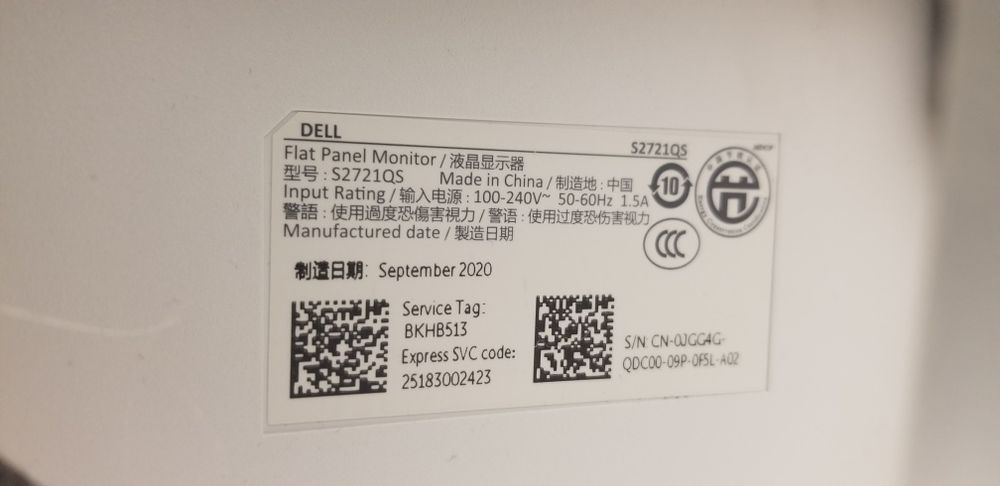 Монитор Dell 27 4k