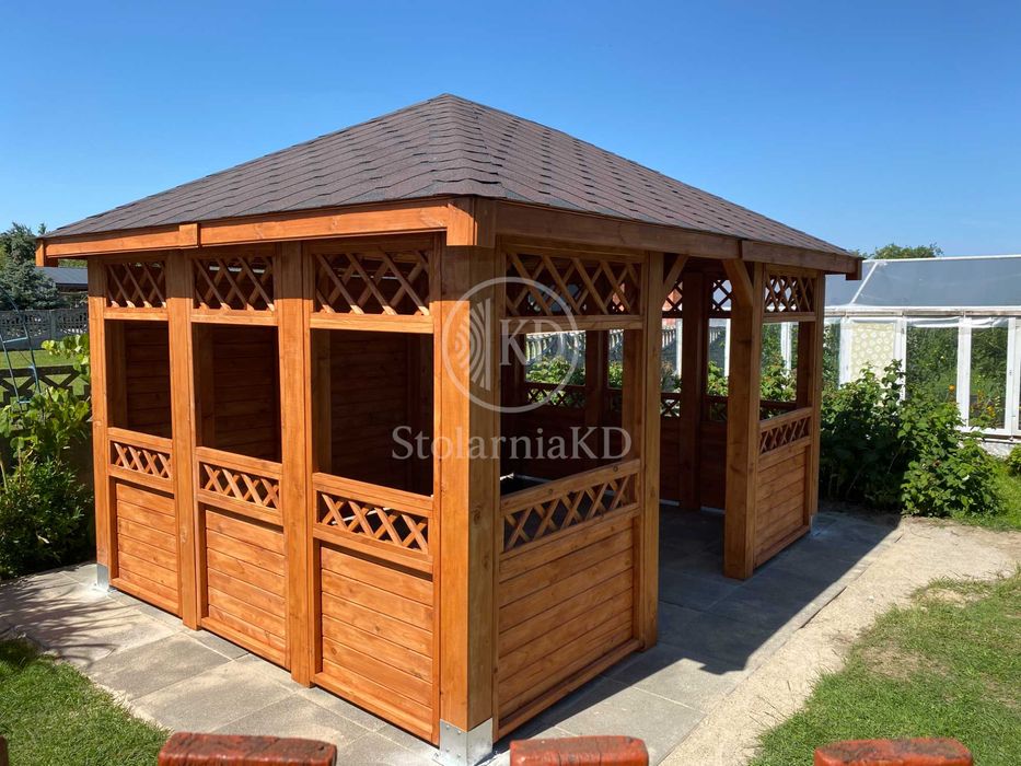 Altana ogrodowa altanka drewniana solidna 3x4 producent