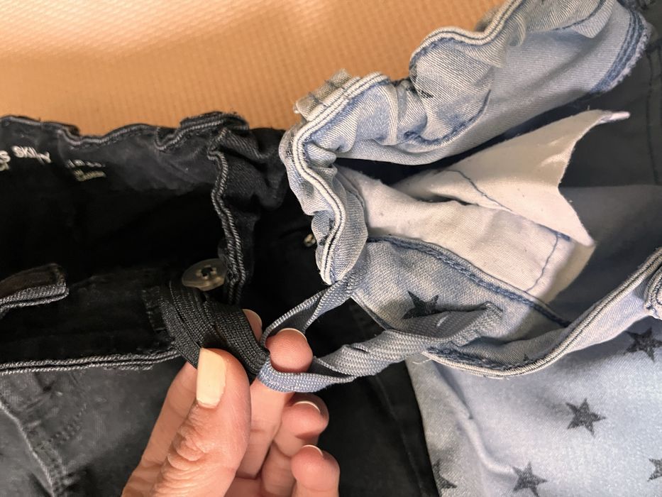 Za wstaw spodni jeans 116 ogrodniczki