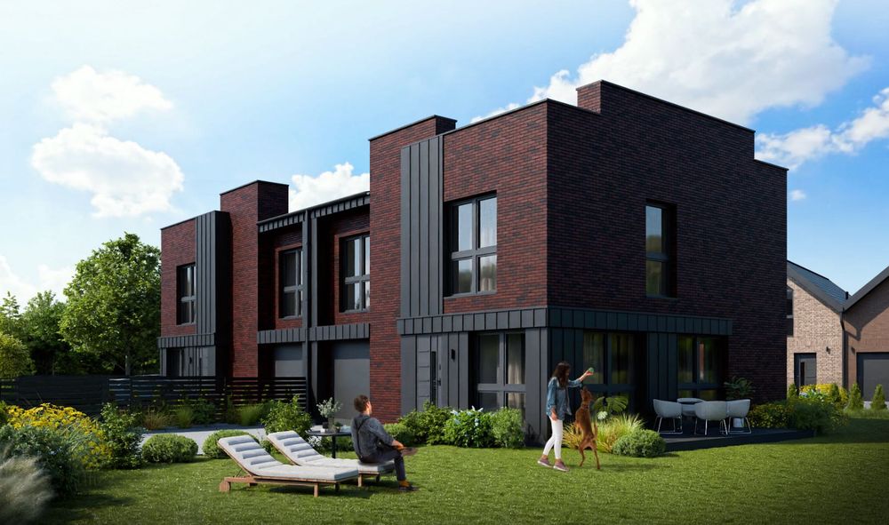 Premium bliźniak z wykończeniem - 133 m², ogródek 740 m²