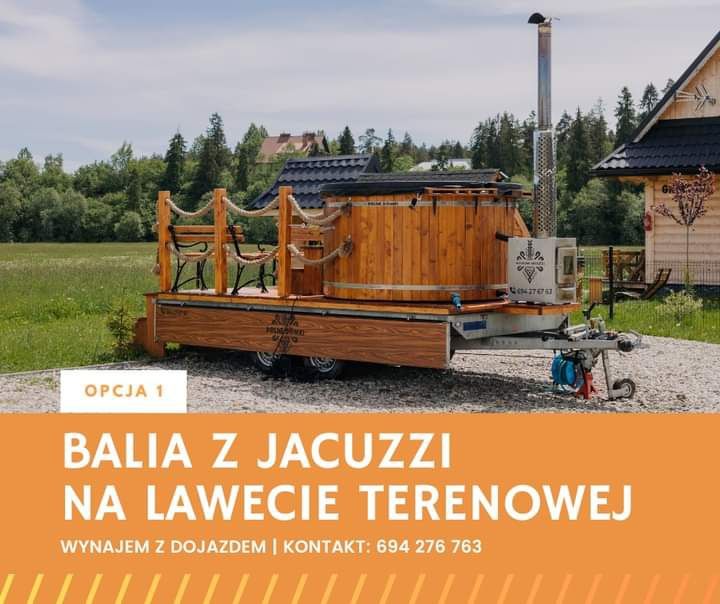 Mobilna Sauna Mobilna Balia Mobilne Jacuzzi Domowe SPA wynajmę dowioze