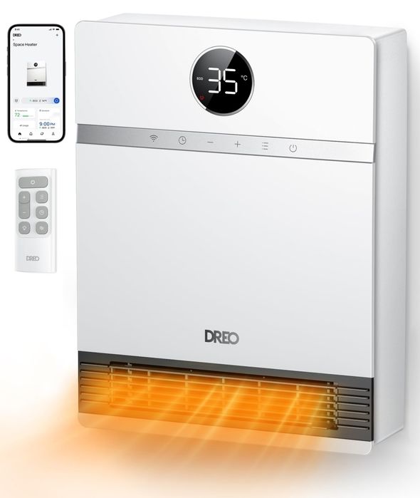 Ogrzewacz Smart ALEXA  Bardzo Cichy Ceramiczny