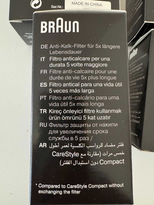 Filtro Braun Ferro Caldeira BRSF 001