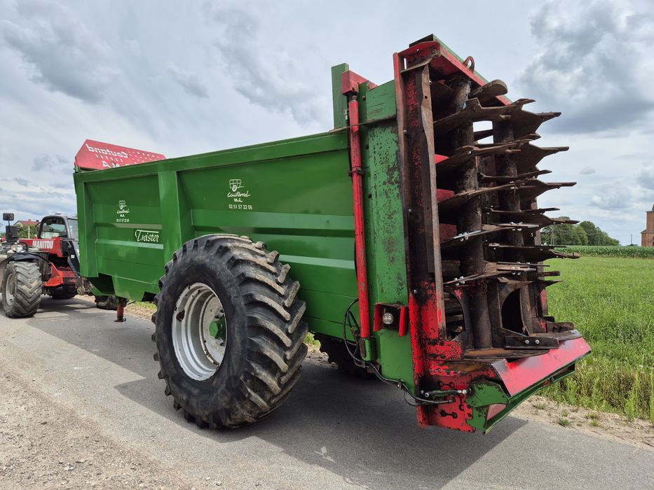 Rozrzutnik obornika  Coutand Twister 12-16t, 20r  Gwarancja . Piękny.