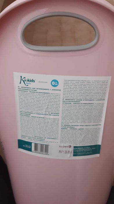 Banheira com encosto e antideslizante