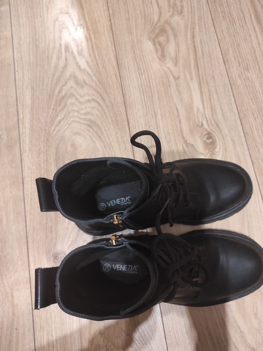 Botki workery Venezia 39 skóra naturalna jak nowe