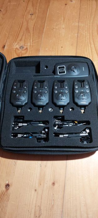 Cигнализаторы поклевки со свингерами и пейджером Hirisi B1203S набор