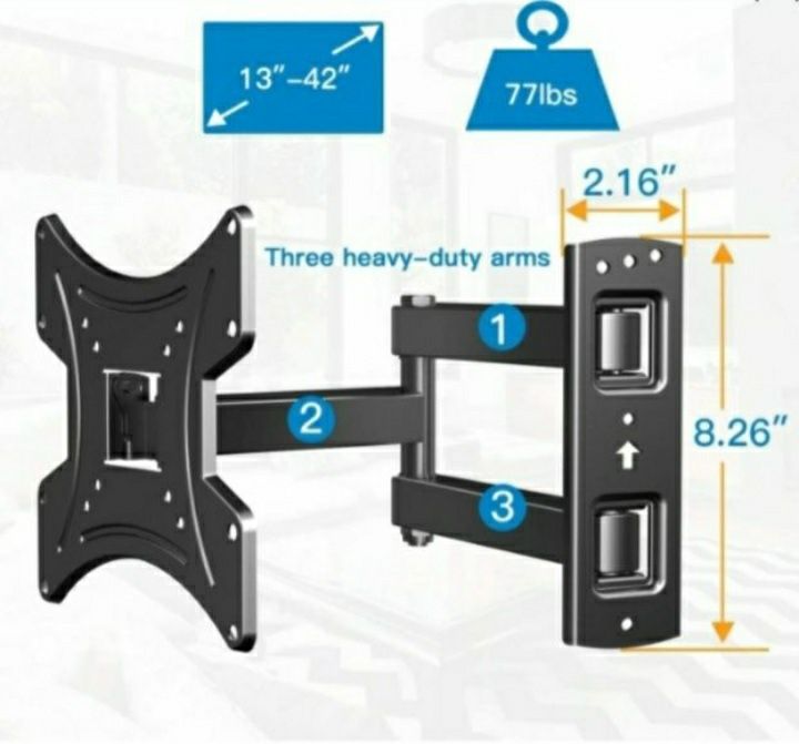 Uchwyt stojak do telewizora 13-42" 30 kg