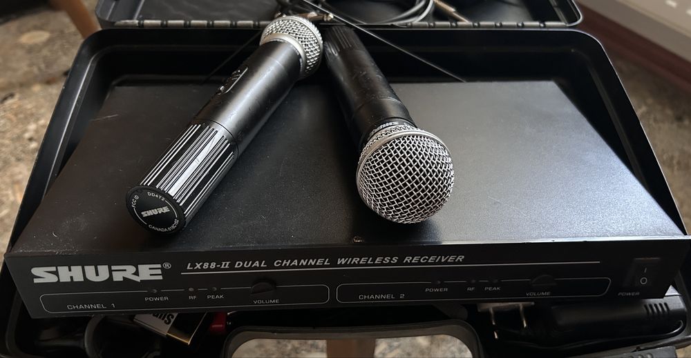 Активная колонка+стойка+радиомикрофоны