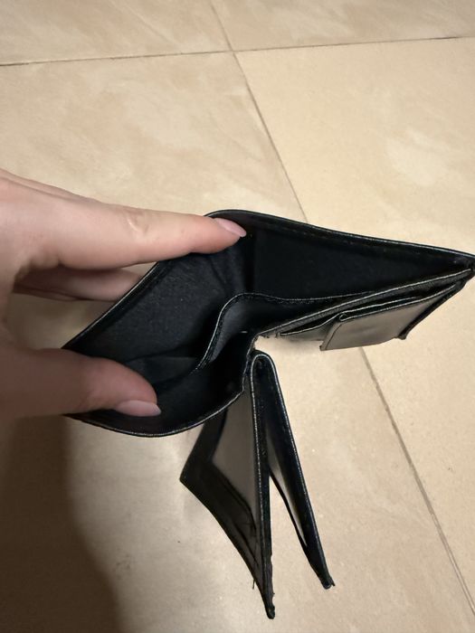 Czarny portfel meski Gucci