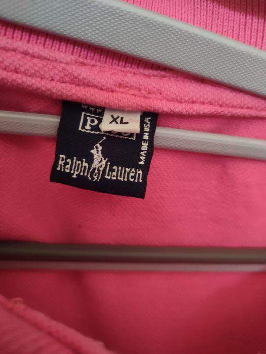 Piękna różowa koszulka Polo Ralf Lauren - XL