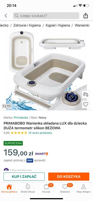 Wanienka niemowleca primbobo