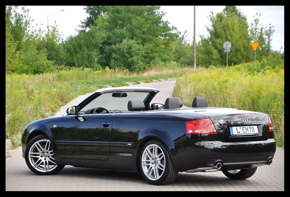 Audi A4 Cabrio S-LINE 1.8T 163KM BOSE PółSkóra Xenon Grzane Fotele 18'' Alu ZADBANY